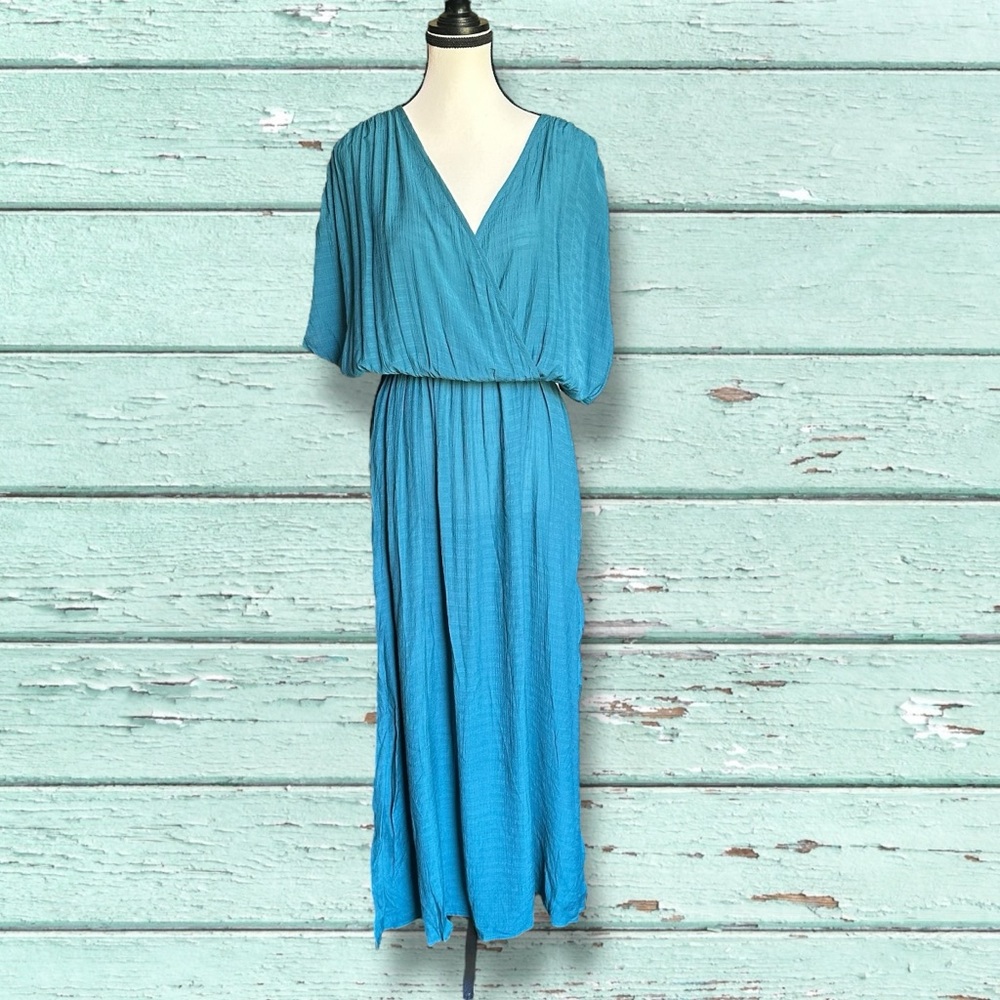 Elegant Teal Light Women's Dress